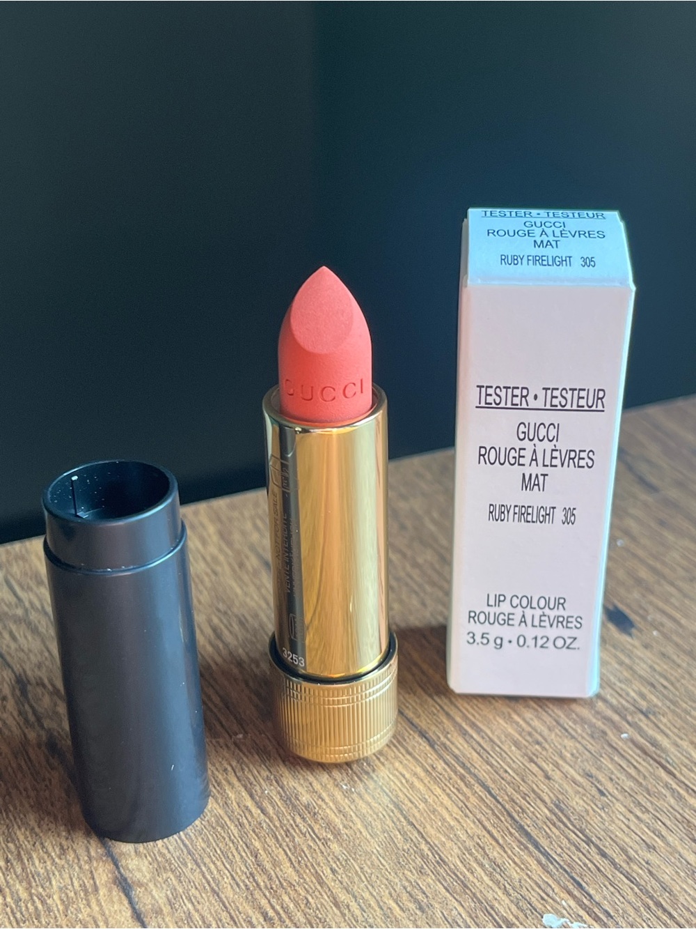 Gucci Matte Lipstick Ruby Firelight 305